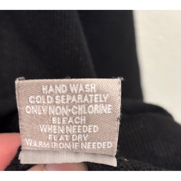 NWOT!! Evolution by Cyrus Reena Texture Detail Hooded Black Pullover -XL - Picture 7 of 7